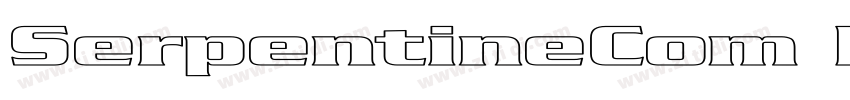 SerpentineCom BoldOb字体转换